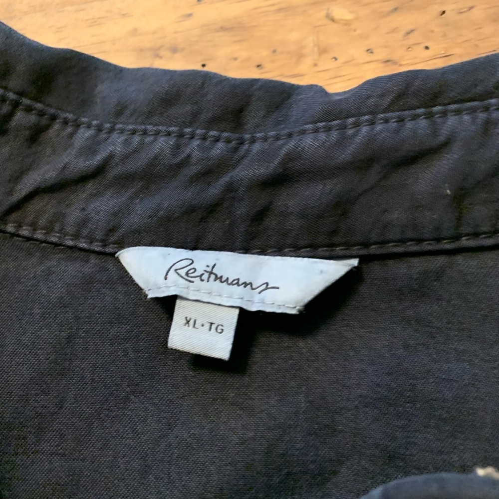 Navy Button Up - Picture 3 of 3